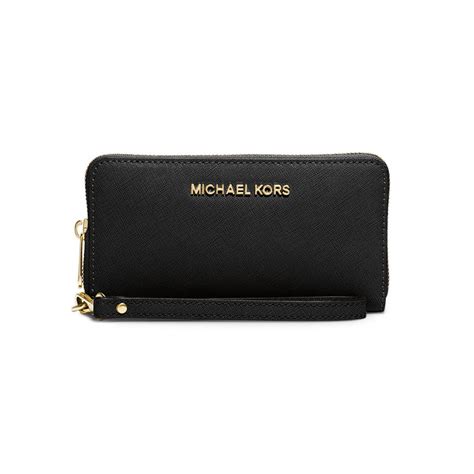 jet set large smartphone wristlet michael kors|Michael Kors Jet Set Large Flat Multi Function Phone Case.